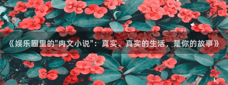 彩神体育凯捷平台注册：《娱乐圈里的\